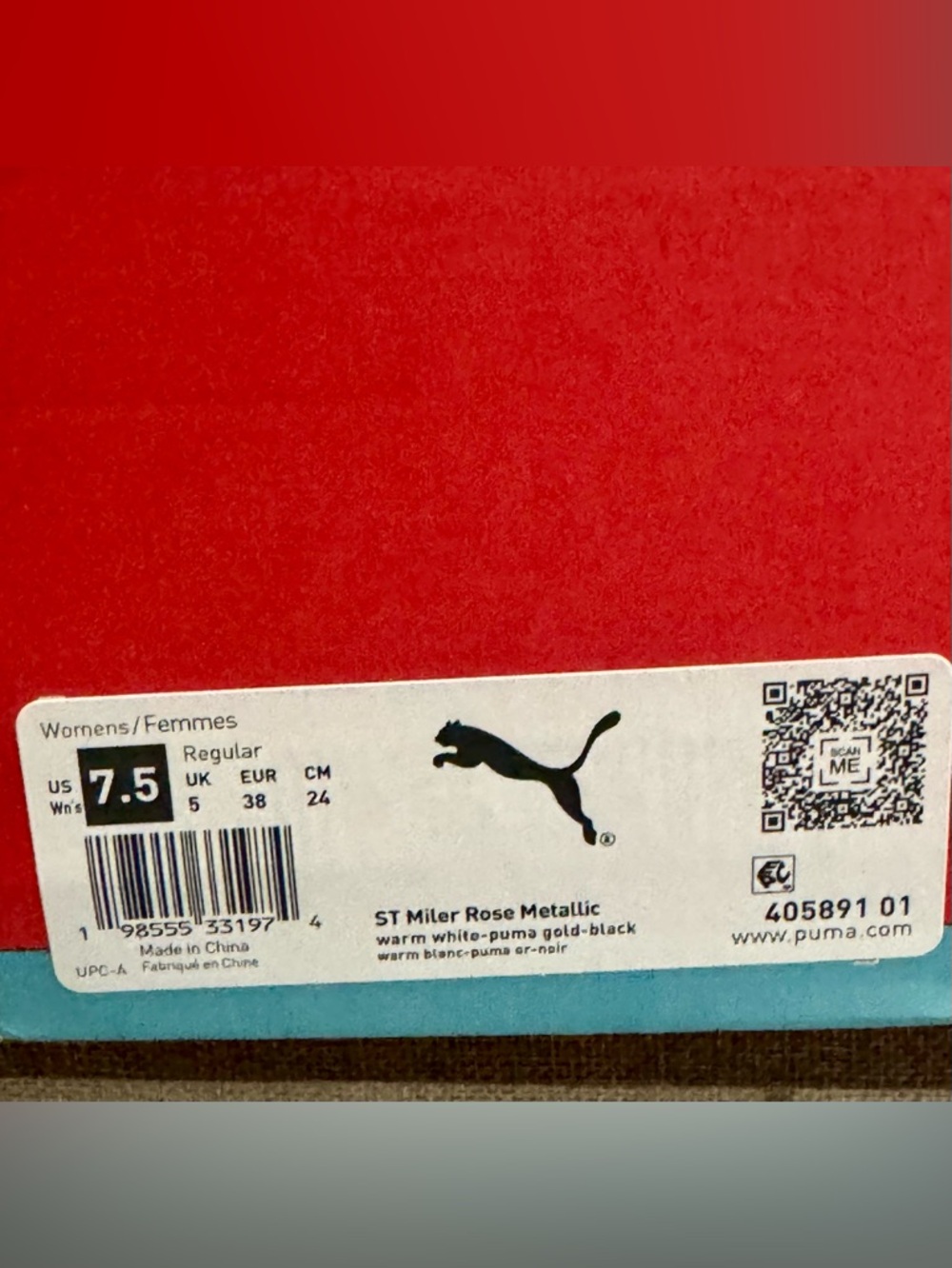 Puma ST Miler Rose Metallic Sneakers ✨ Women’s Size 7.5 | New With Tags & Box - Picture 14 of 15